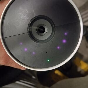 Black and Silver Security Camera